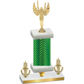 Premium Single Green Carbon Fiber Victory Victory Trophy