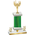 Premium Single Green Carbon Fiber Year Victory Trophy