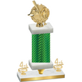 Premium Single Green Carbon Fiber Fourth Place Baseball Trophy