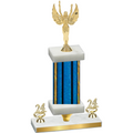 Premium Single Blue Glacier Year Victory Trophy