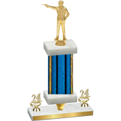Premium Single Blue Glacier Year Shooter Trophy