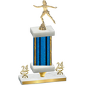 Premium Single Blue Glacier Year Skater Trophy