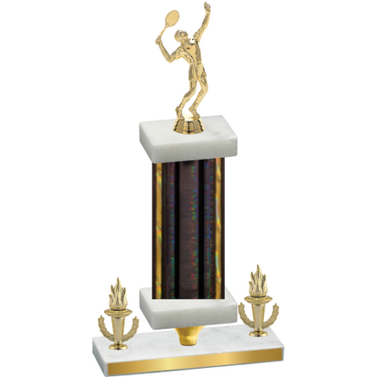 Premium Single Black Glacier Victory Tennis Trophy