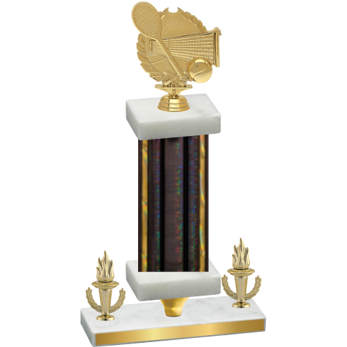 Premium Single Black Glacier Victory Tennis Trophy