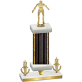Premium Single Black Glacier Victory Wrestling Trophy