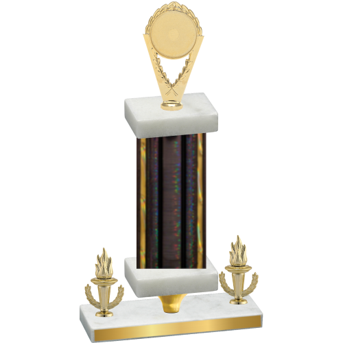 Premium Single Black Glacier Victory Insert Trophy