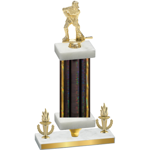 Premium Single Black Glacier Victory Hockey Trophy
