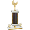 Premium Single Black Glacier Year Victory Trophy