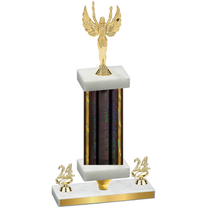 Premium Single Black Glacier Year Victory Trophy