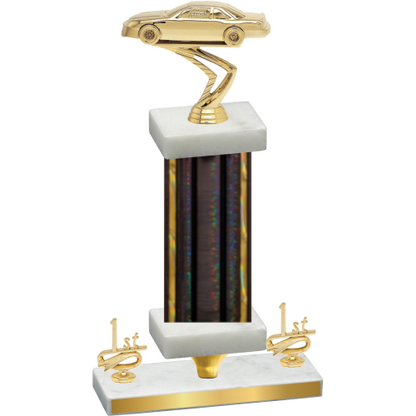 Premium Single Black Glacier First Place Cars Trophy