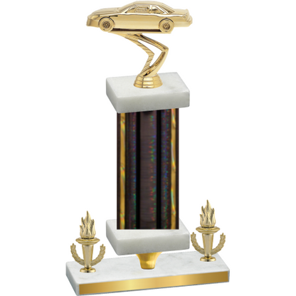 Premium Single Black Glacier Victory Cars Trophy