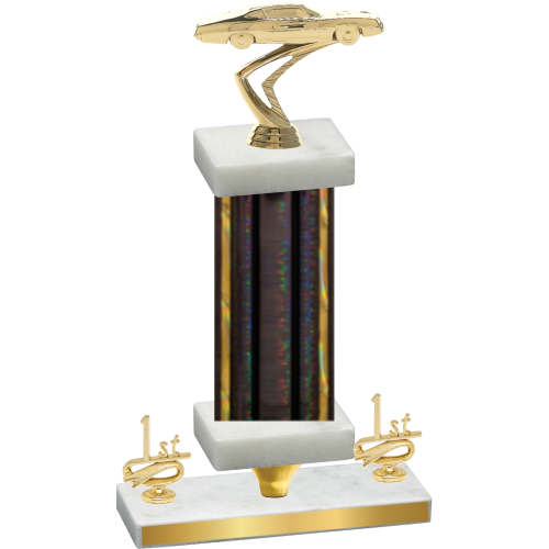 Premium Single Black Glacier First Place Cars Trophy