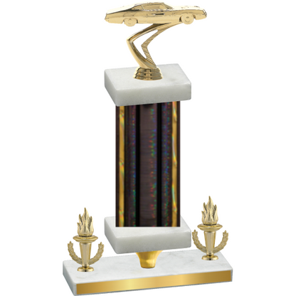 Premium Single Black Glacier Victory Cars Trophy