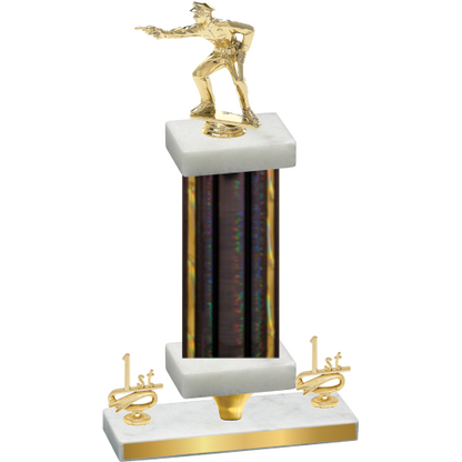 Premium Single Black Glacier First Place Shooter Trophy