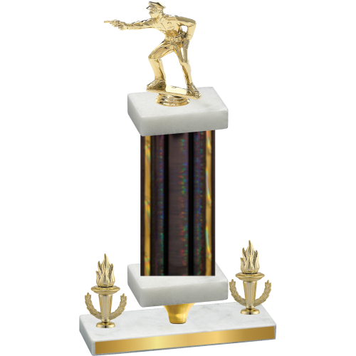 Premium Single Black Glacier Victory Shooter Trophy