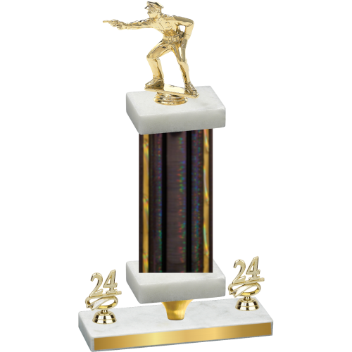 Premium Single Black Glacier Year Shooter Trophy