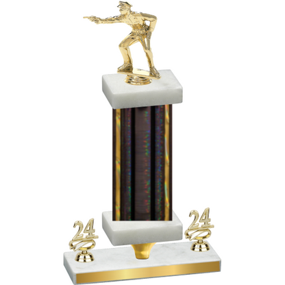 Premium Single Black Glacier Year Shooter Trophy