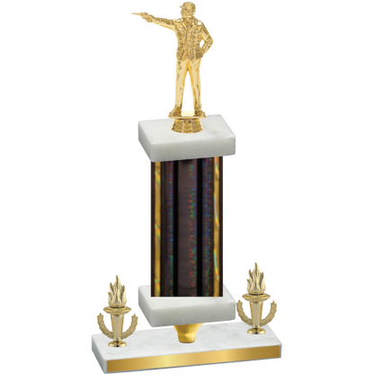 Premium Single Black Glacier Victory Shooter Trophy