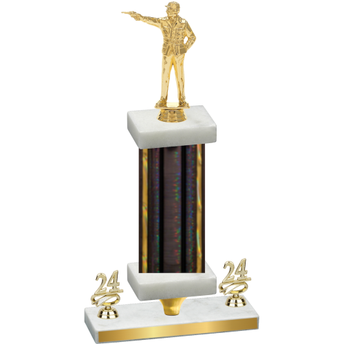 Premium Single Black Glacier Year Shooter Trophy