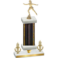 Premium Single Black Glacier Victory Skater Trophy