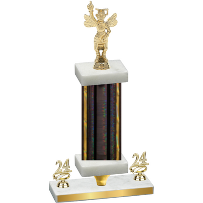 Premium Single Black Glacier Year Academics Trophy