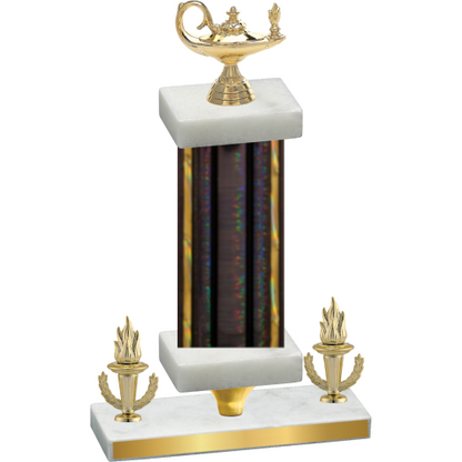 Premium Single Black Glacier Victory Academics Trophy
