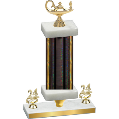 Premium Single Black Glacier Year Academics Trophy
