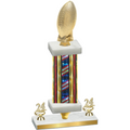 Premium Single Flag USA Year Football Trophy