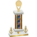 Premium Single Flag USA Victory Insert Trophy