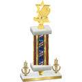 Premium Single Flag USA Victory Pickleball Trophy