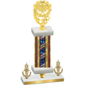 Premium Single Flag USA Victory Pickleball Trophy