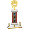 Premium Single Flag USA Year Pickleball Trophy
