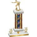 Premium Single Flag USA Year Shooter Trophy