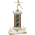 Premium Single Flag USA Third Place Skater Trophy