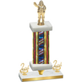 Premium Single Flag USA Second Place Holiday Trophy