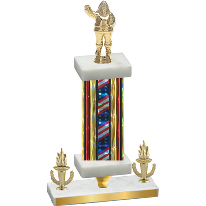 Premium Single Flag USA Victory Holiday Trophy