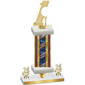 Premium Single Flag USA Year Golf Trophy