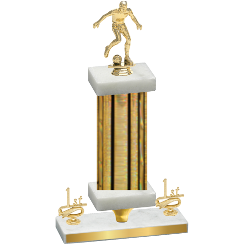 Premium Single Gold Glacier First Place Soccer Trophy