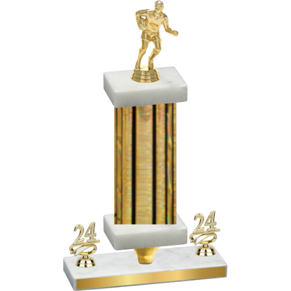 Premium Single Gold Glacier Year Rugby Trophy