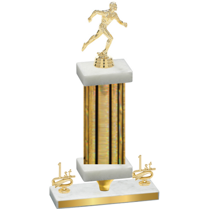 Premium Single Gold Glacier First Place Running Trophy