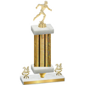 Premium Single Gold Glacier Year Running Trophy