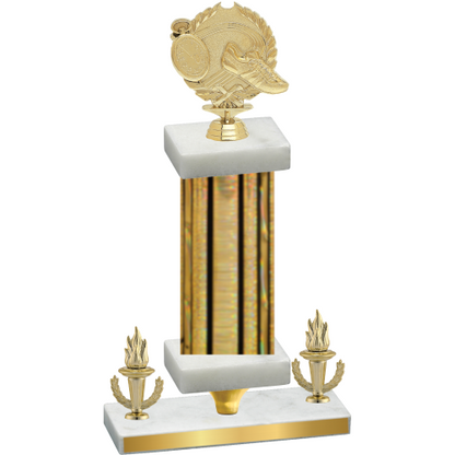 Premium Single Gold Glacier Victory Running Trophy