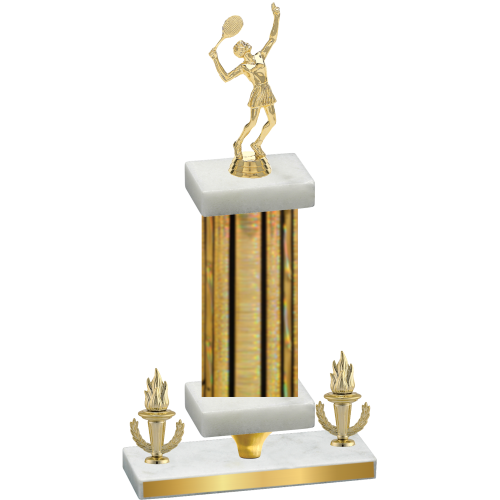 Premium Single Gold Glacier Victory Tennis Trophy