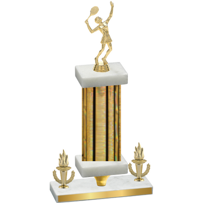Premium Single Gold Glacier Victory Tennis Trophy