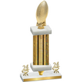 Premium Single Gold Glacier Year Football Trophy