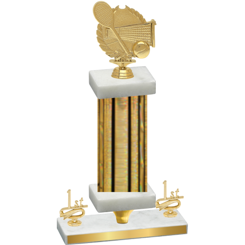 Premium Single Gold Glacier First Place Tennis Trophy