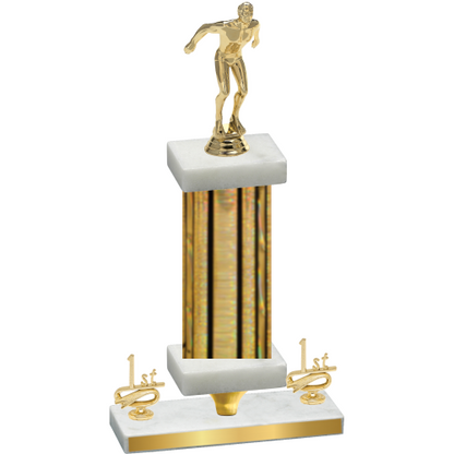 Premium Single Gold Glacier First Place Swimming Trophy