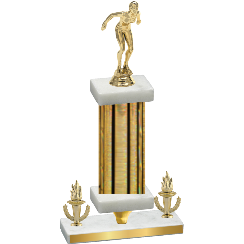 Premium Single Gold Glacier Victory Tennis Trophy