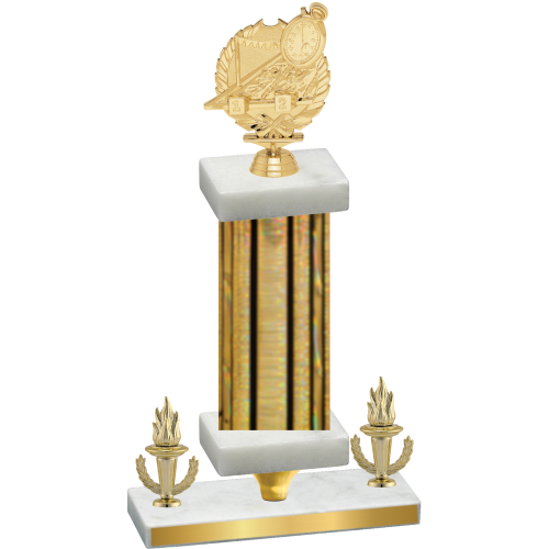 Premium Single Gold Glacier Victory Swimming Trophy