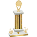 Premium Single Gold Glacier Third Place Insert Trophy